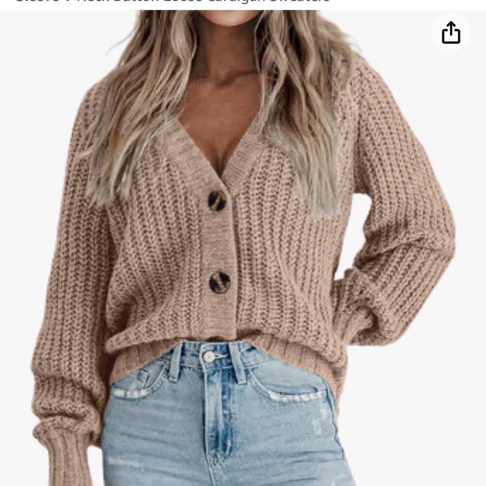 Zeagoo Chunk Knot Button Up Cover Up